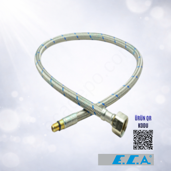 ECA Esnek Hortum 3/8 m10 45 cm Mavi - 102127173